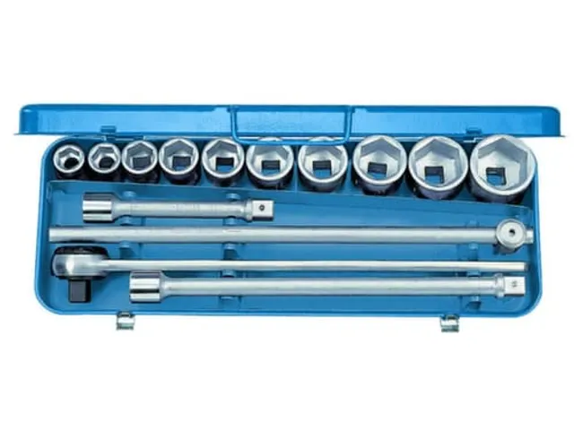 GEDORE 32 EMU-2 Jeu de clés à douilles 3/4 14pièces 6pans 22-50mm