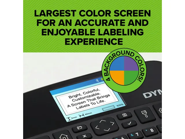 Labelprinter Dymo LM 640CB qwerty 24mm koffer