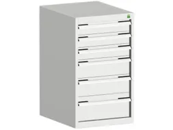 ladekast HxBxD 900x525x525mm 6laden romp RAL7035 front RAL7035