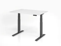 Elektrisch in hgte vst. zit-sta-bureau,HxBxD 640-1290x1200x800mm