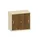 Schuifdeurkast 720x800x430mm Decor Romp Esdoorn Decor Front Noten