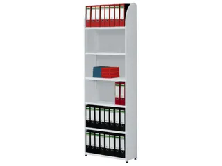 Basisveld 2250x800x325mm 6legborden 1 Zijpaneel Achterwand Lichtgrijs - 2