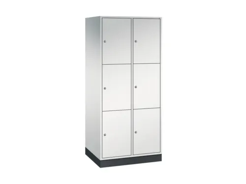 grootvolume-lockersysteem,RAL 7035,HxBxD 1950x820x600mm,2x3vakken