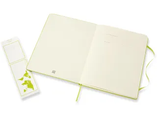 Notitieboek Moleskine XL 190x250mm blanco hard cover lemon green - 6