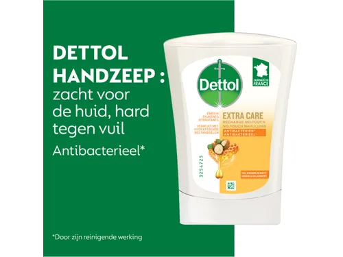 Dettol No Touch Handzeep Extra Care Honing & Galamboter vulling 250ml