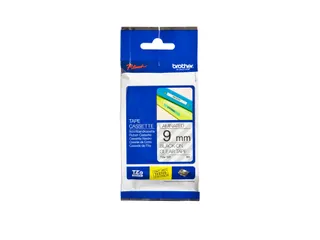 Labeltape Brother P-touch TZe-121 standaard 9mm zwart op transparant - 4