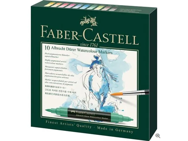 Aquarel marker Faber-Castell Albrecht Dürer doos a 10 stuks