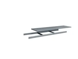 legbord,v. breedvakstelling,BxD 2250x600mm,vakl. 350kg,verzinkt