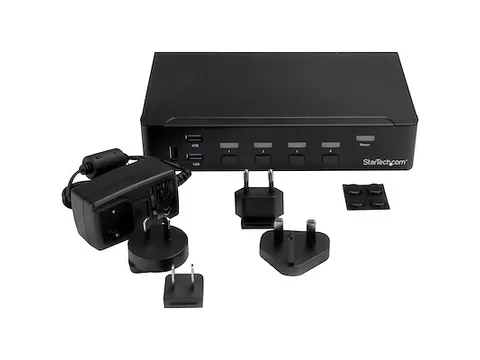 4-Poorts DisplayPort KVM Switch USB 3.0