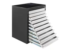 ladekast,HxBxD 900x710x550mm,10lade(n),volledig uittrekbaar