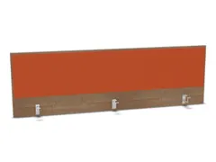 opzetpaneel,v. bureau,aanbouw achter,B 1800mm,NT-cherry,BN3012-oranje