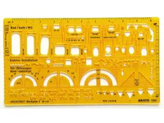 Architect-combisjabloon Aristo 1 : 50 - 1