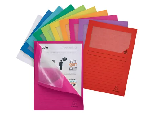 Venstermap Exacompta Forever L-map 120gr karton assorti
