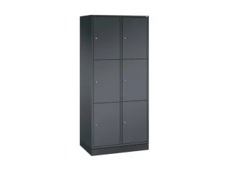 grootvolume-lockersysteem,HxBxD 1950x820x500mm,2x3vakken,cil.-slot - 2