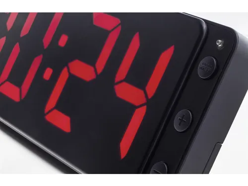 Tafel/wandklok NeXtime Digital Clock Red 27,2x10,8cm