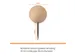 Punaises Nobo hout voor memobord 40 stuks
