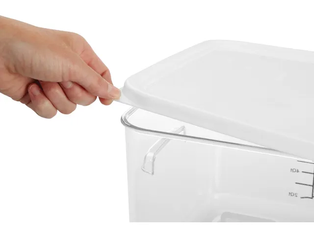 Vierkant Deksel Small 3.8 Liter & 7.6 Liter Wit