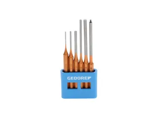 GEDORE 116 L Stiftset,lange vorm,6-delig in PVC houder - 1