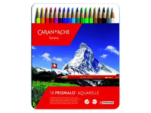 Kleurpotloden Caran d'Ache Prismalo 18 stuks assorti