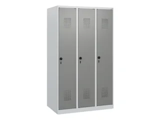 schoollocker,HxBxD 1530x900x500mm,3vak,vak B 300mm,draaigrendel - 2