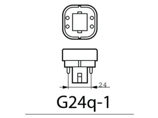 Ledlamp Philips CorePro G24Q-2 4pin 6.5W 650lm 3000K warm wit - 4