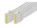 CAT 6A S-FTP patchkabel Cu LSZH AWG 26/7 Lengte 0,5m 10 stuks Grijs