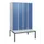locker met bank,HxBxD 1950x1200x815mm,4vak,vak B 300mm,cil.-slot