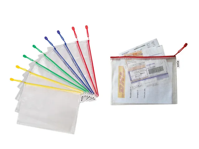 Opbergtas Djois met rits A4 assorti