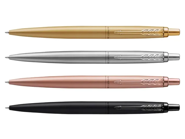 Balpen Parker Jotter XL Monochrome assorti medium 20 stuks