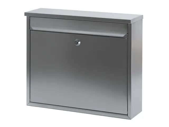 Wandbrievenbus 31.5cm RVS