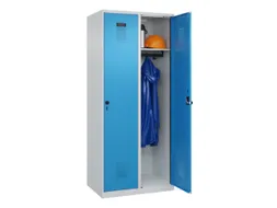 locker,HxBxD 1850x800x500mm,2vak,vak B 400mm,draaigrendel