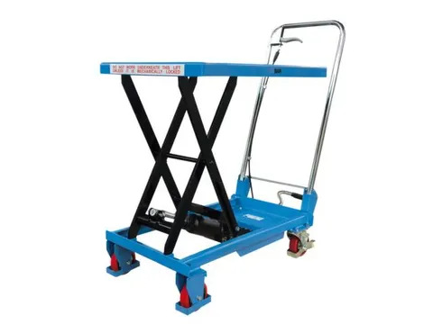 mobiele schaarheftafel,draagverm. 150kg,platform LxB 700x450mm