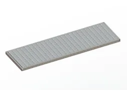legbord van plaatstaal,v. breedvakstelling,BxD 2500x800mm,vakl. 400kg
