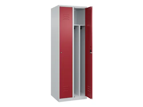 locker voor scheiding van kleding,HxBxD 1850x600x500mm,2vak
