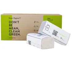 Handdoekjes Z-vouw 100% Recycled 1-laags 20 Pak 100% CO2 Neutraal