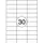 Etiket Rillstab 70x29.7mm Wit