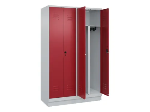 PBM-locker,HxBxD 1950x1200x500mm,4vak,vak B 300mm,draaigrendel