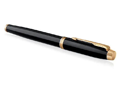 Vulpen Parker IM Black Lacquer GT Finish Medium Blauwe inkt