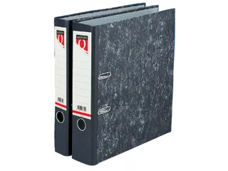 Ordner Quantore A4 80mm karton gewolkt - 1