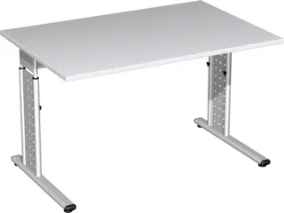 Bureau C-Poot Hxbxd 680-820X1200X800Mm Lichtgrijs - 1