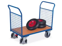 Platformwagen 500kg Laadvlak 1030x700mm 2 Gaaskopwanden Ral 5010