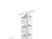 Neomounts ADS06-133WH Kabelgeleider - modulaire segmenten - schroefbev