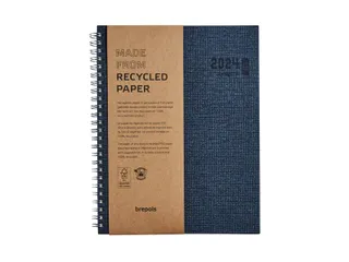 Agenda 2027 Brepols Ecotiming Kazar 7dagen/2pagina's spiraal assorti - 1