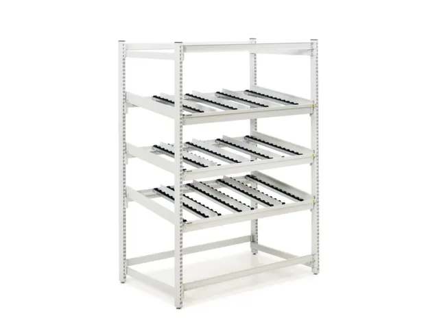 ESD-Kanban-stelling,grondveld,HxBxD 1860x1385x805mm,veldl. 700kg