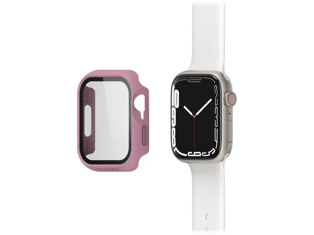 Case Eclipse Apple Watch Series 9/8/7 45mm roze screenprotector