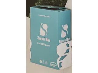 Sanni Bin bracket Metaal Wit voor wandbevestiging - 2