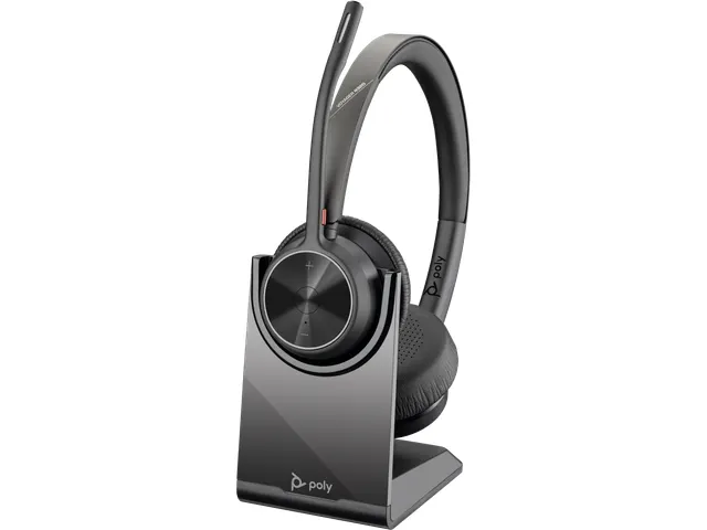 Micro-casque Poly Voyager 4320-M + câble USB-A vers USB-C + dongle BT