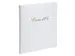 Gastenboek Alpille 2 6x22cm 140bl wit