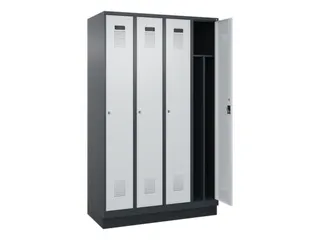 locker voor scheiding van kleding,HxBxD 1950x1200x500mm,4vak - 1