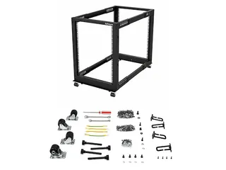 15U 19 inch open frame server rack - 1